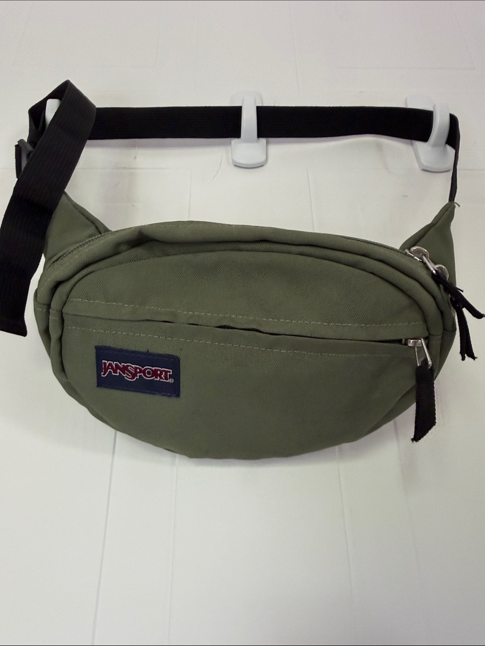 Jansport Olive Green Belt Bag with Black Strap